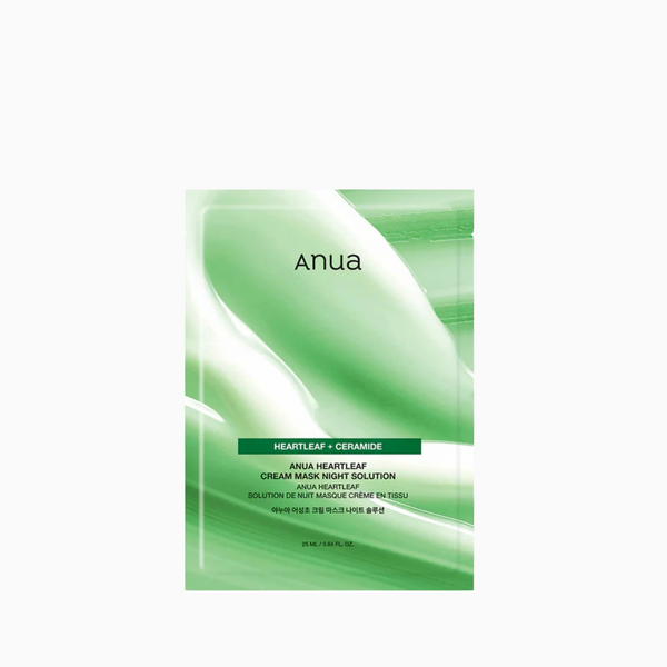 Anua - Heartleaf Cream Mask Sheet Night Solution 25ml