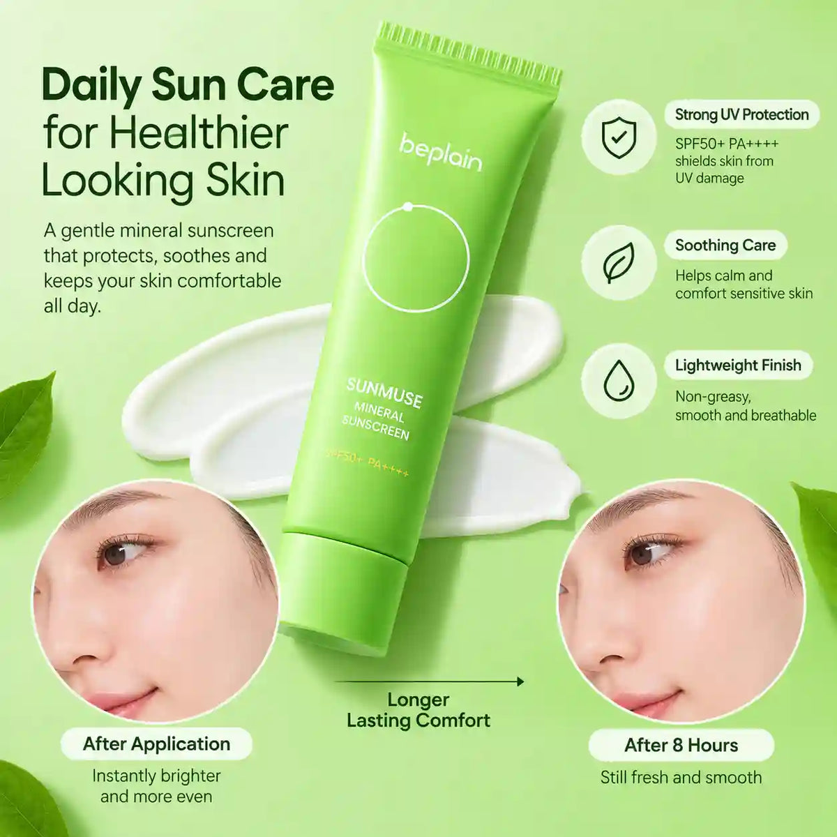 Beplain - Mineral Sunscreen SPF50+ 50ml