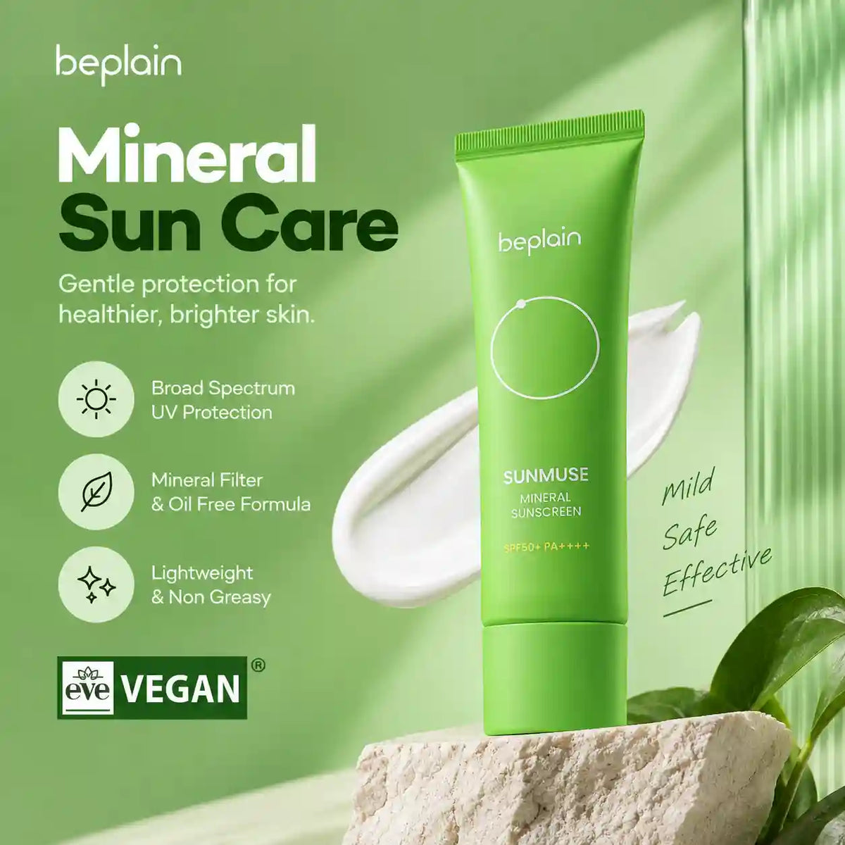Beplain - Mineral Sunscreen SPF50+ 50ml