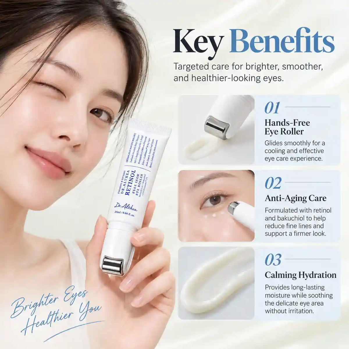 Dr. Althea - Retinol Flat Iron Eye Roller 25ml